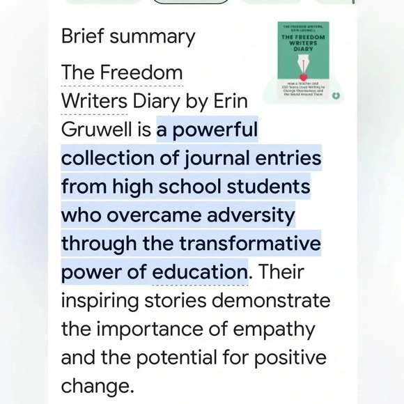 EUC The Freedom Writer’s Diary, paperback - Picture 5 of 6